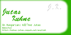 jutas kuhne business card
